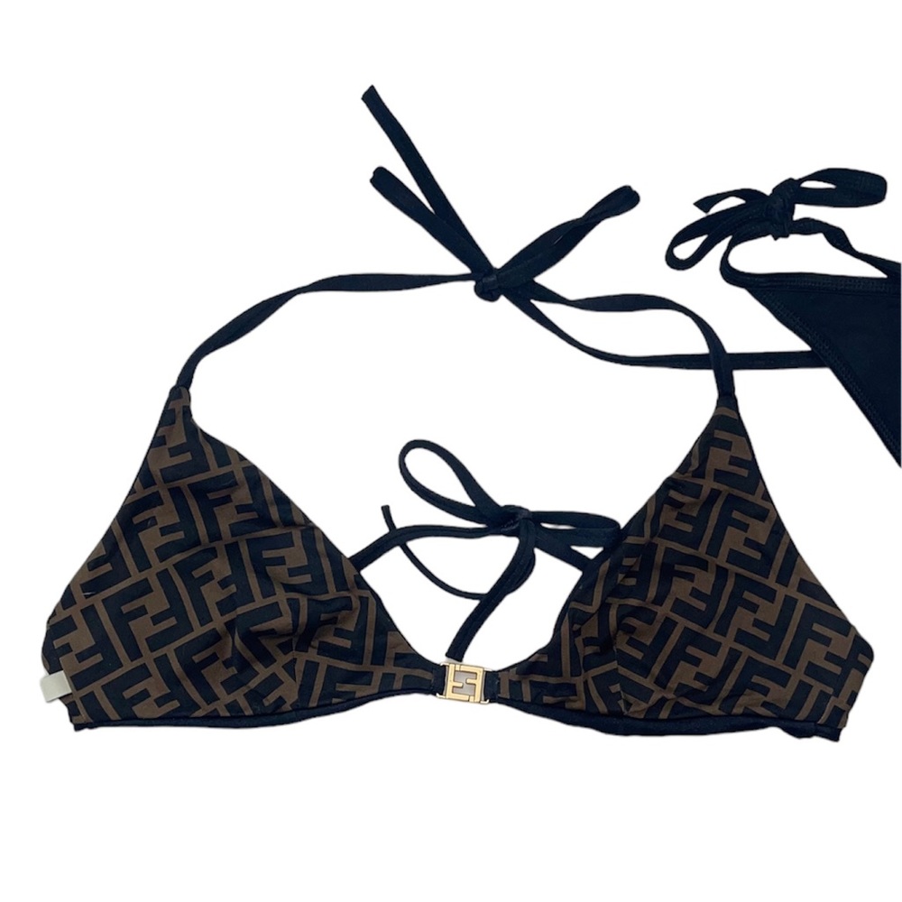 FENDI Black Lycra® bikini (Large)